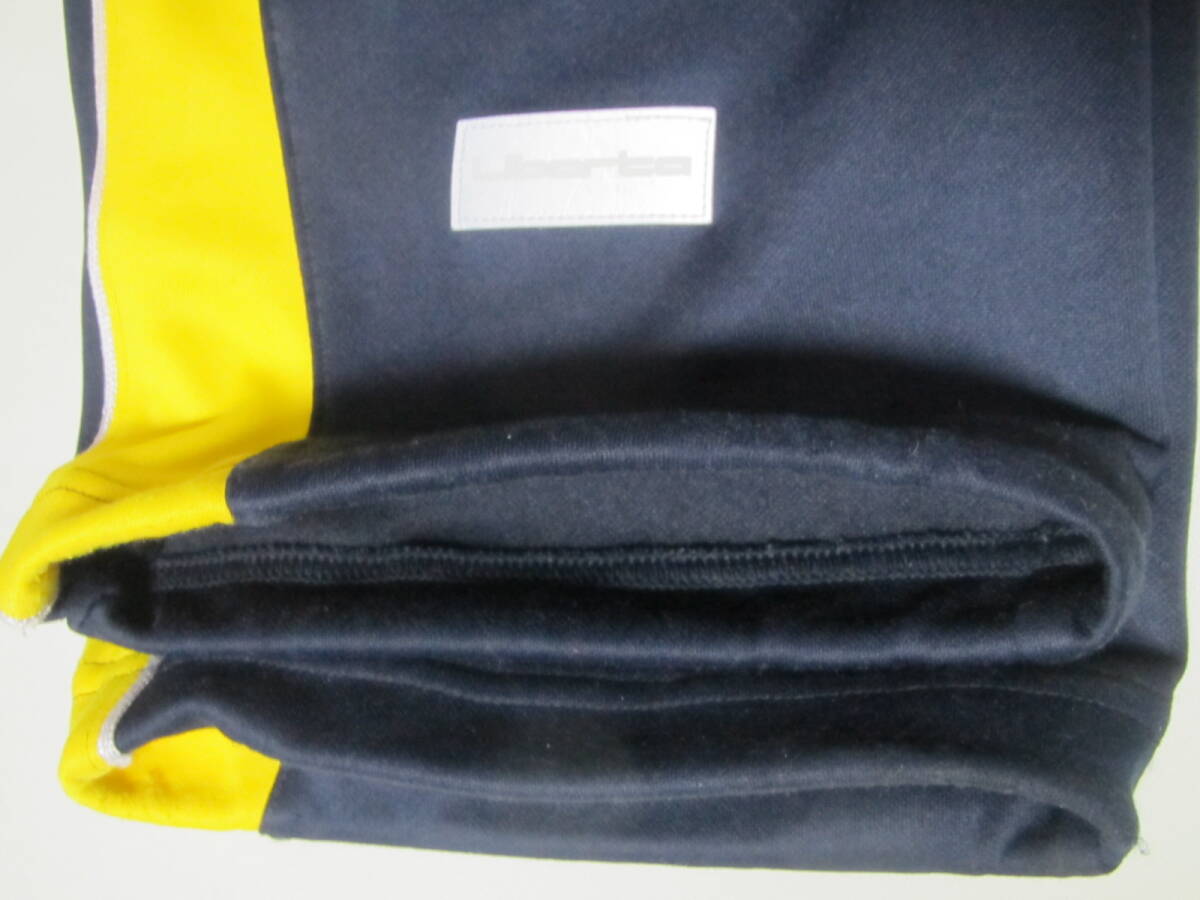 33 б/у Liberta Liberta MIZUNO Mizuno футбол school 150cm тренировка одежда джерси верх и низ выставить жакет брюки желтый цвет 