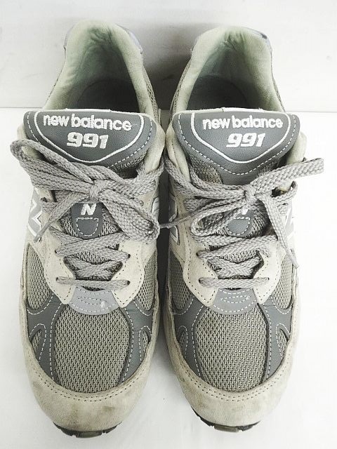 New Balance M991GL ニューバランス スニーカー MADE IN ENGLAND 英国製 メンズ 26.0cm D グレー系 箱付 _画像3