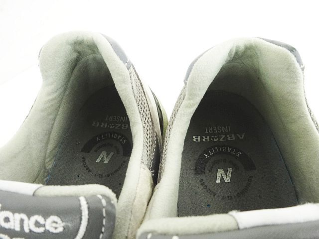 New Balance M991GL ニューバランス スニーカー MADE IN ENGLAND 英国製 メンズ 26.0cm D グレー系 箱付 _画像8