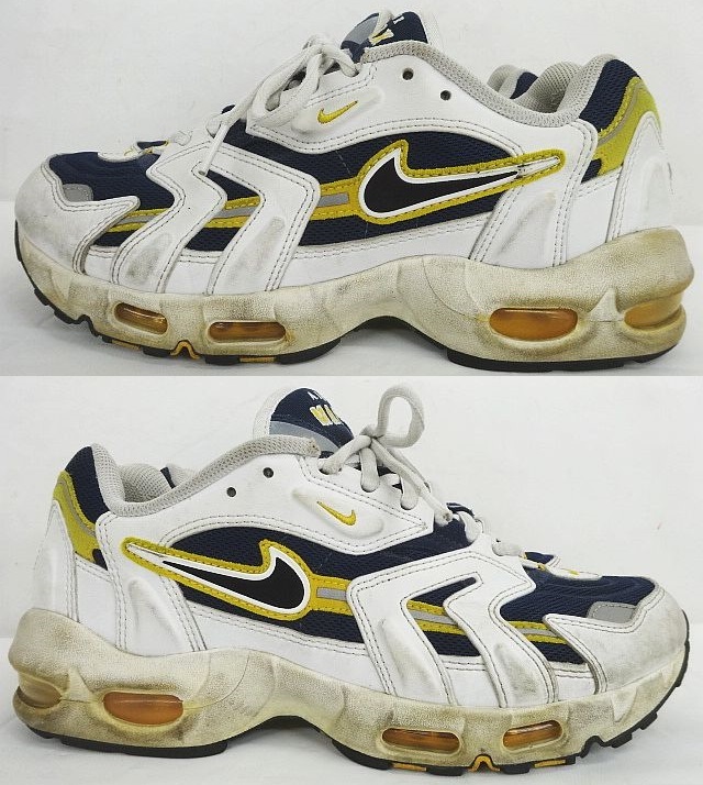 NIKE AIR MAX 96 II ナイキ エアマックス96 II CZ1921-100 US9.5 27.5cm 白×ネイビー系 箱付 の画像3