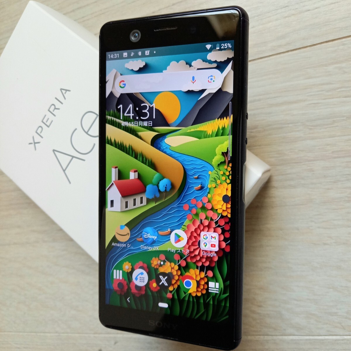  Xperia Ace エース　SO-02L ブラック　まあまあ綺麗　 RAM4GB.ROM64GB 　 バッテリーは良好の結果　コンパクト 　安心の繋がるドコモ製品_画像1