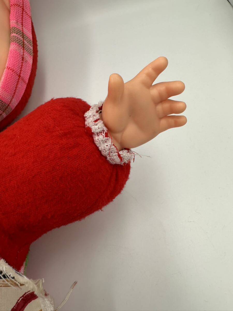 当時物 昭和レトロ 赤ちゃん 抱き人形 全長(約)57cm ソフビ人形 ヴィンテージ レトロ 子供 ベビードール doll の画像4