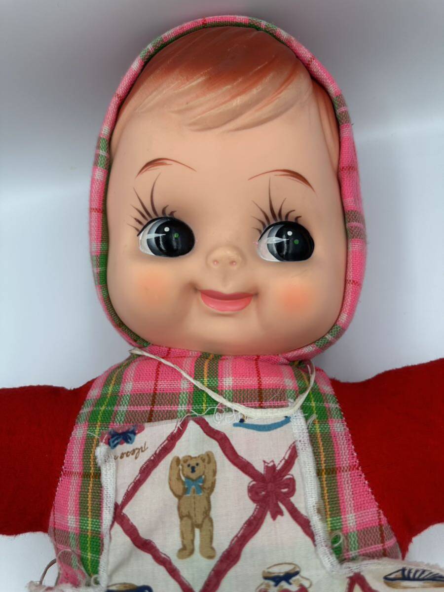当時物 昭和レトロ 赤ちゃん 抱き人形 全長(約)57cm ソフビ人形 ヴィンテージ レトロ 子供 ベビードール doll の画像1