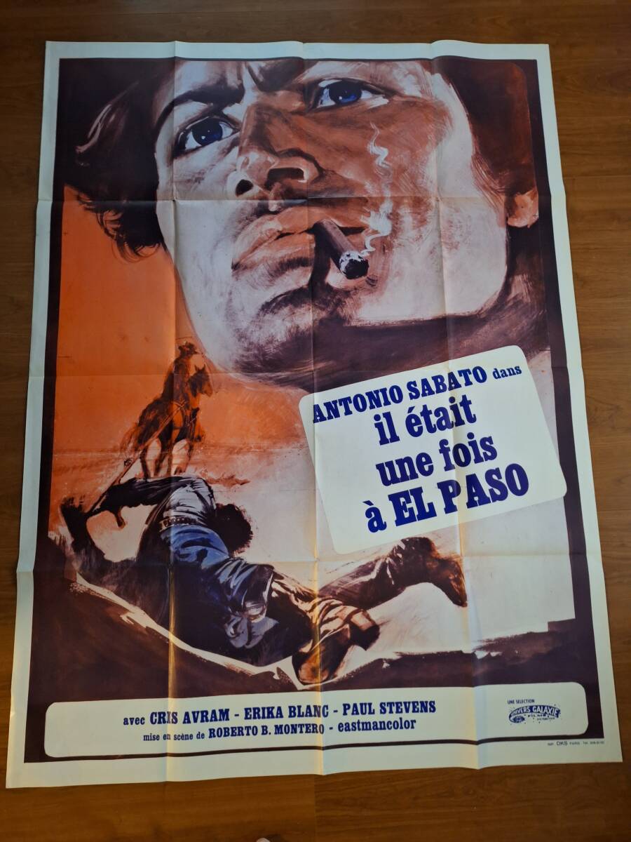 仏オリジナル超巨大ポスター■アントニオ・サバト■未公開マカロニウエスタン1972■神の判決の画像1