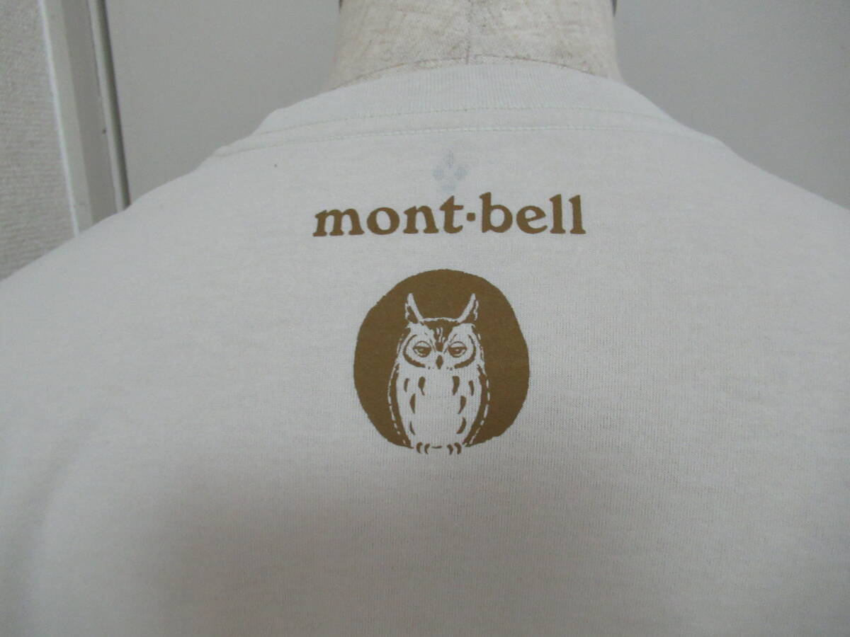 Tシャツ/半袖/リュウキュウオオコノハズク/モンベル/mont-bell/サイズ『Ｓ』/アイボリー/1114597/中古品/の画像3