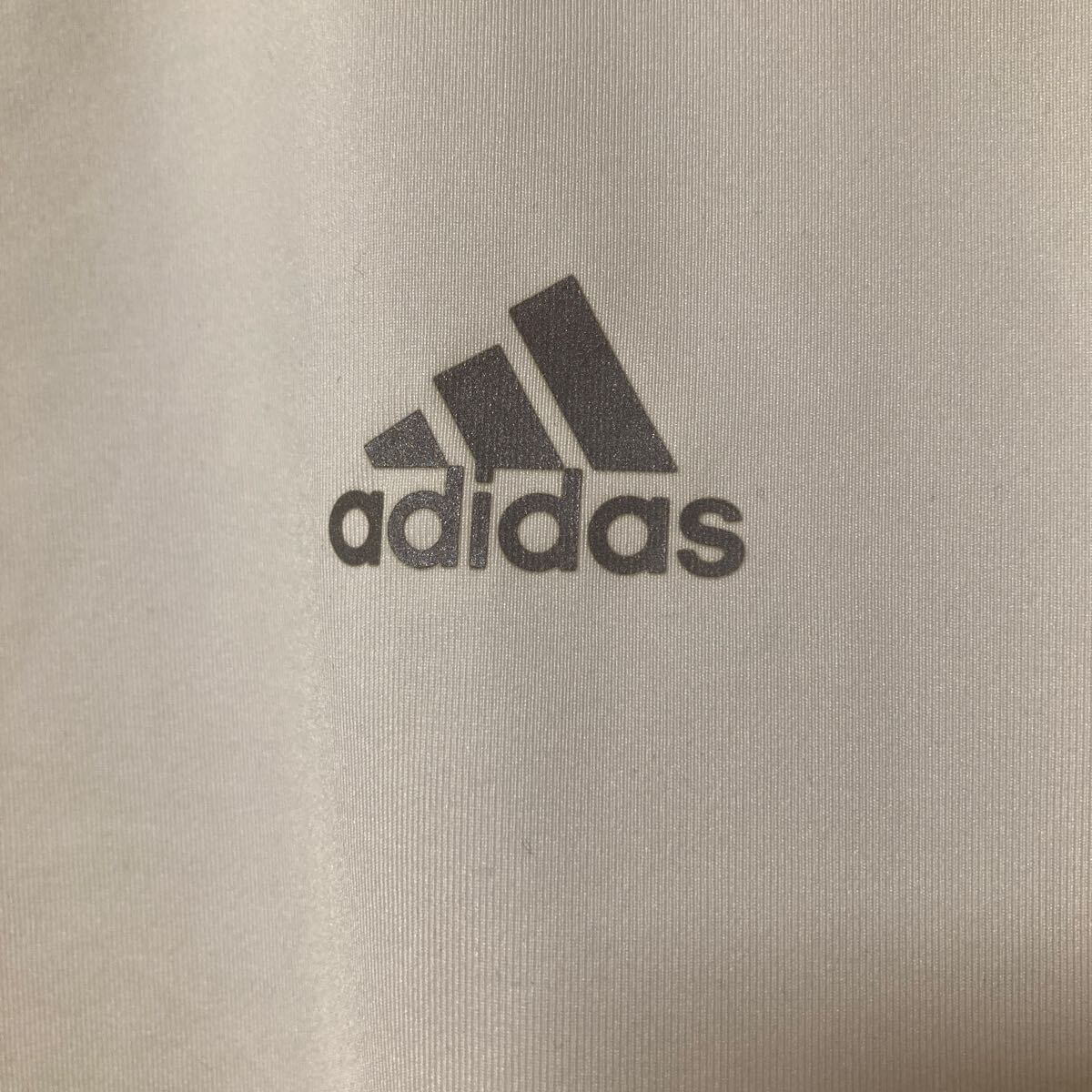 adidas Tシャツ ホワイト 男性用半袖_画像2
