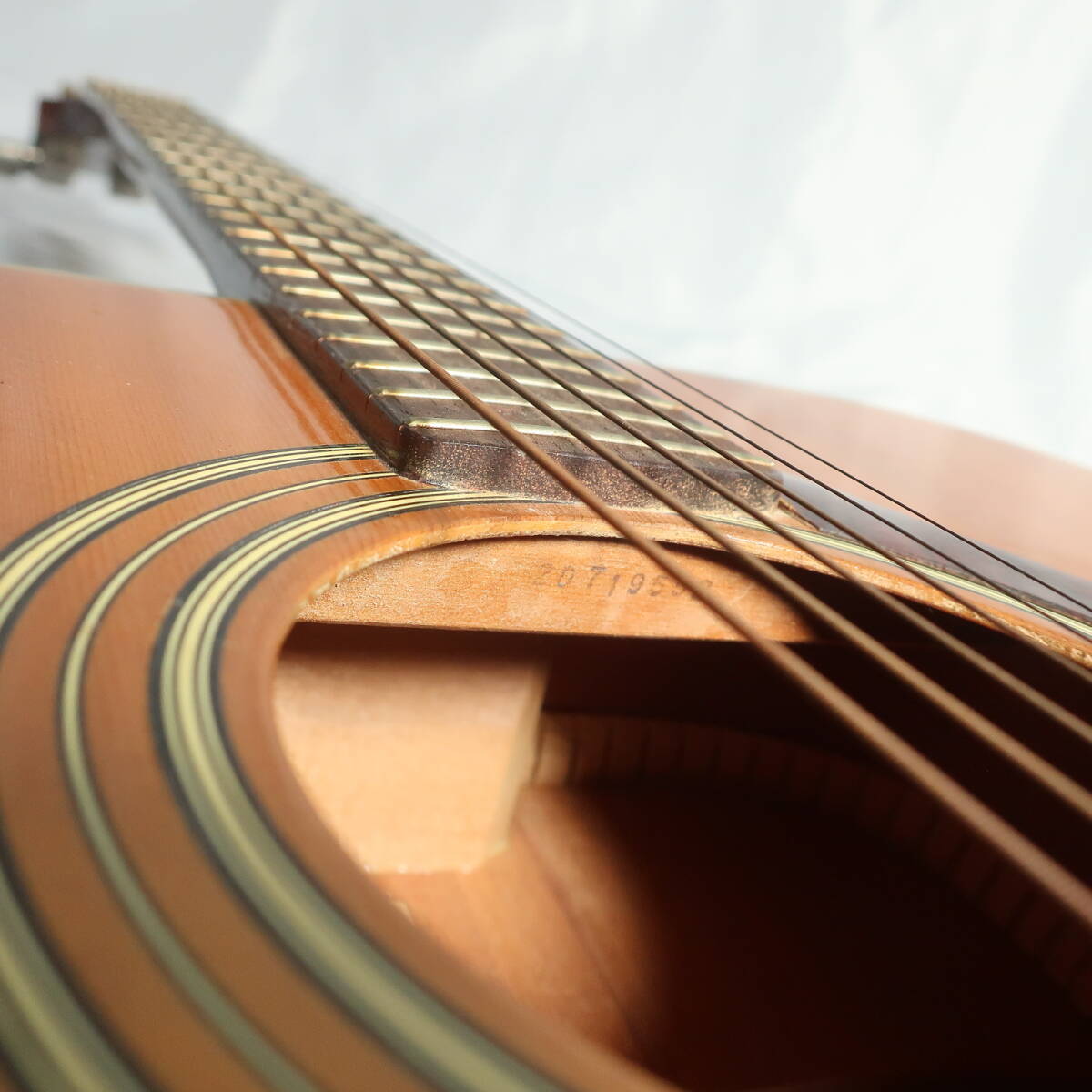 YAMAHA FG-200 グリーンラベル アコースティックギター ヤマハ 楽器/170サイズの画像7