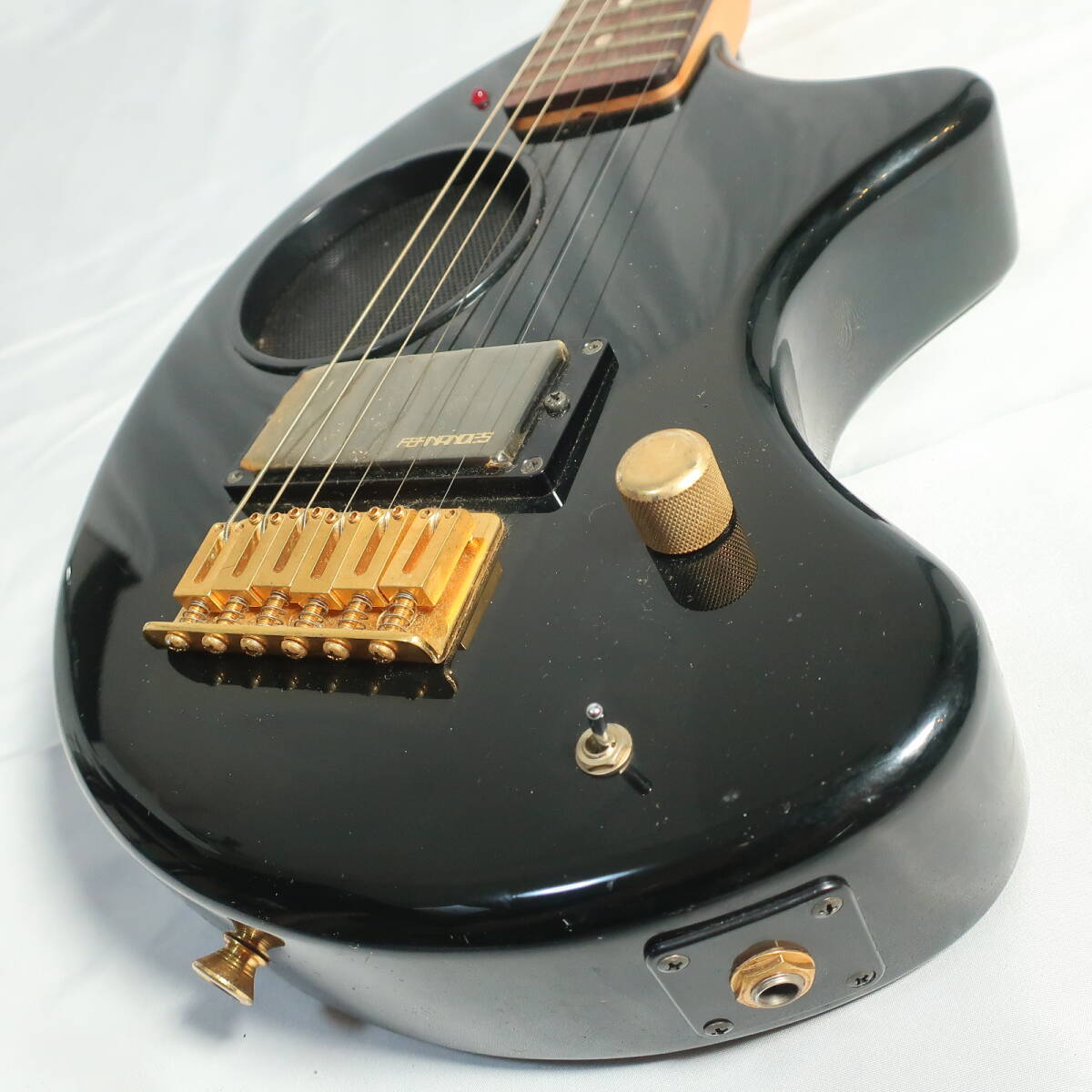 FERNANDES ZO-3 エレキギター ケース付き ブラック GOTOHペグ フェルナンデス 楽器/140サイズの画像7