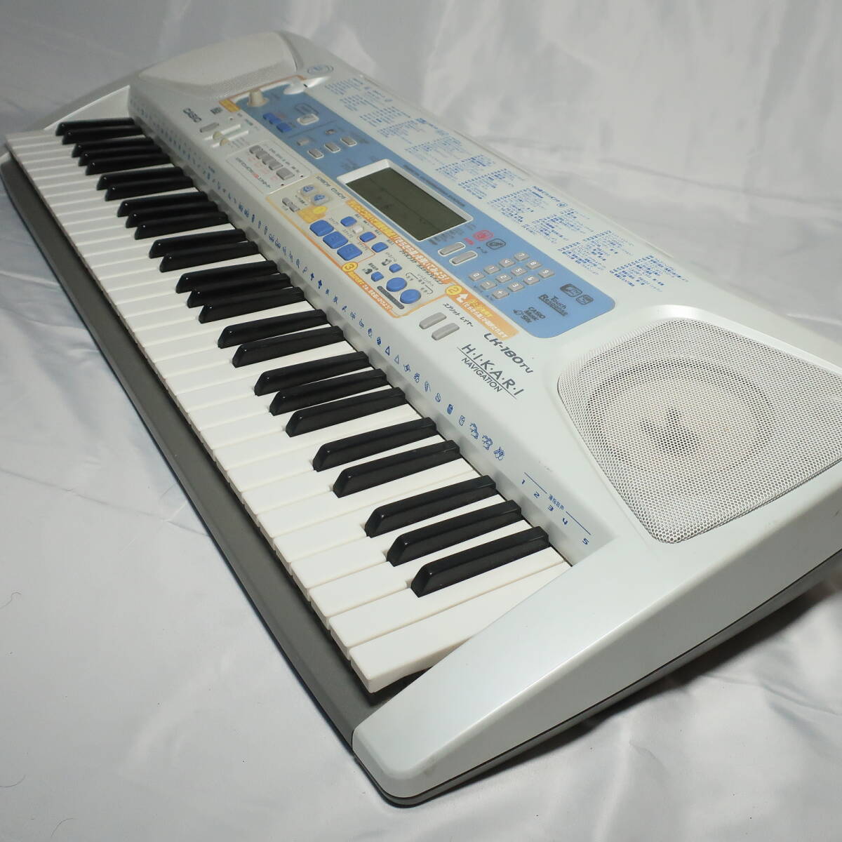 CASIO LK-180TV 光ナビゲーション キーボード 61鍵盤 電子ピアノ 楽器/160サイズ_画像5