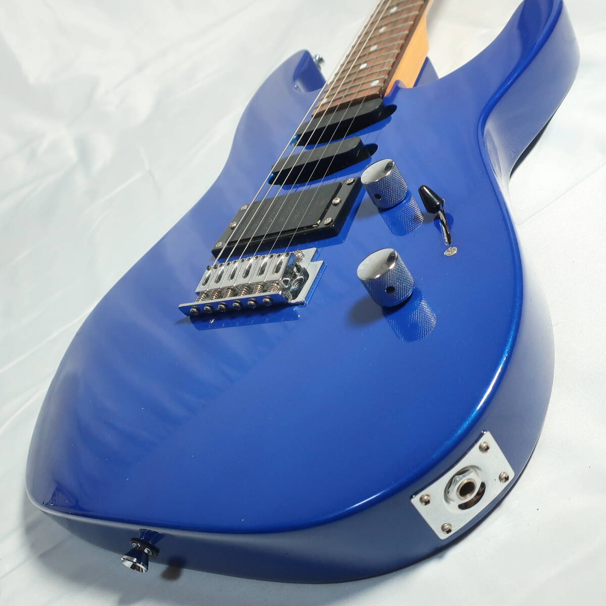 Photogenic コンコルドヘッド メタリックブルー 24フレット SSH エレキギター ケース付き 楽器/160サイズ_画像8