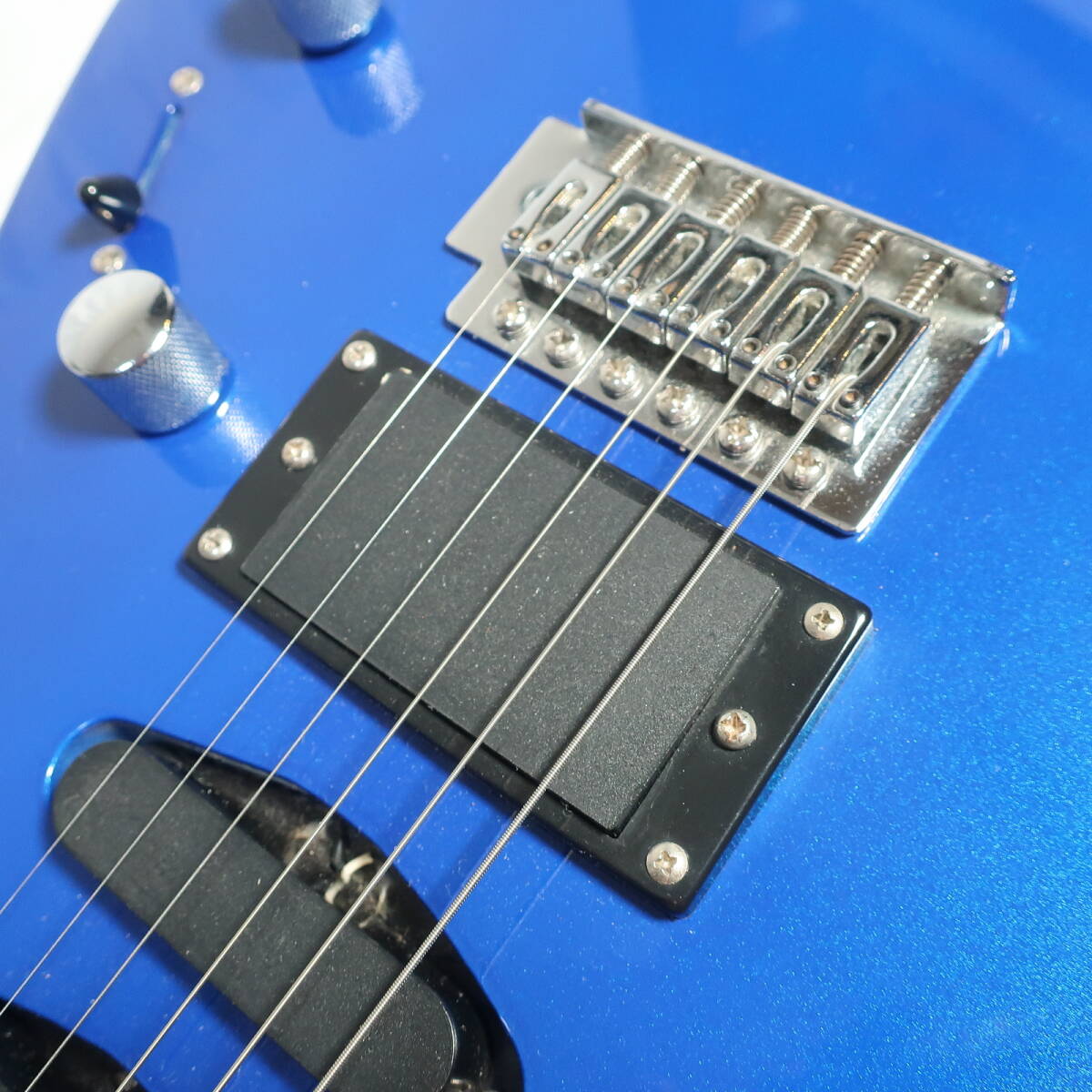 Photogenic コンコルドヘッド メタリックブルー 24フレット SSH エレキギター ケース付き 楽器/160サイズ_画像7