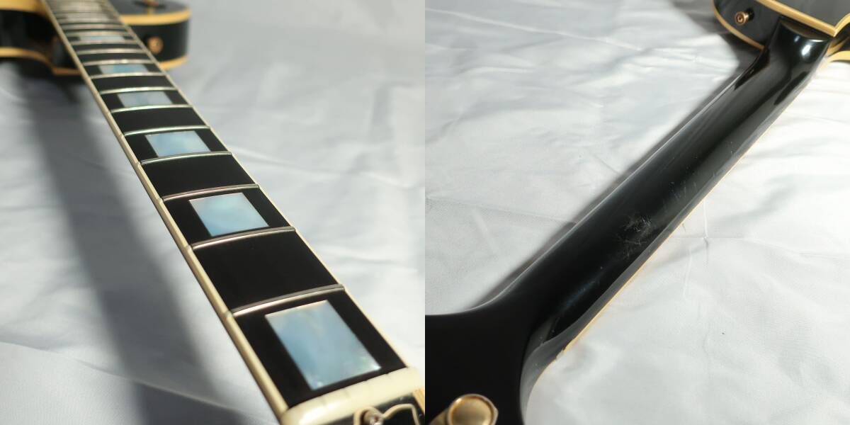 1998年製 Gibson レスポールカスタム ハードケース付 エレキギター エボニー指板 ギブソン 楽器/170サイズ【試奏動画あり】の画像7
