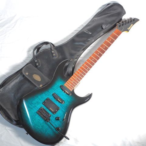 FERNANDES FGZ-400 エレキギター グリーン GOTOHペグ ケース付き 90sフェルナンデス 楽器/160サイズの画像1