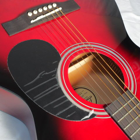 美品 Lumber LFG10RDS アコースティックギター ケース付き 島村楽器オリジナル ランバー/160サイズの画像9