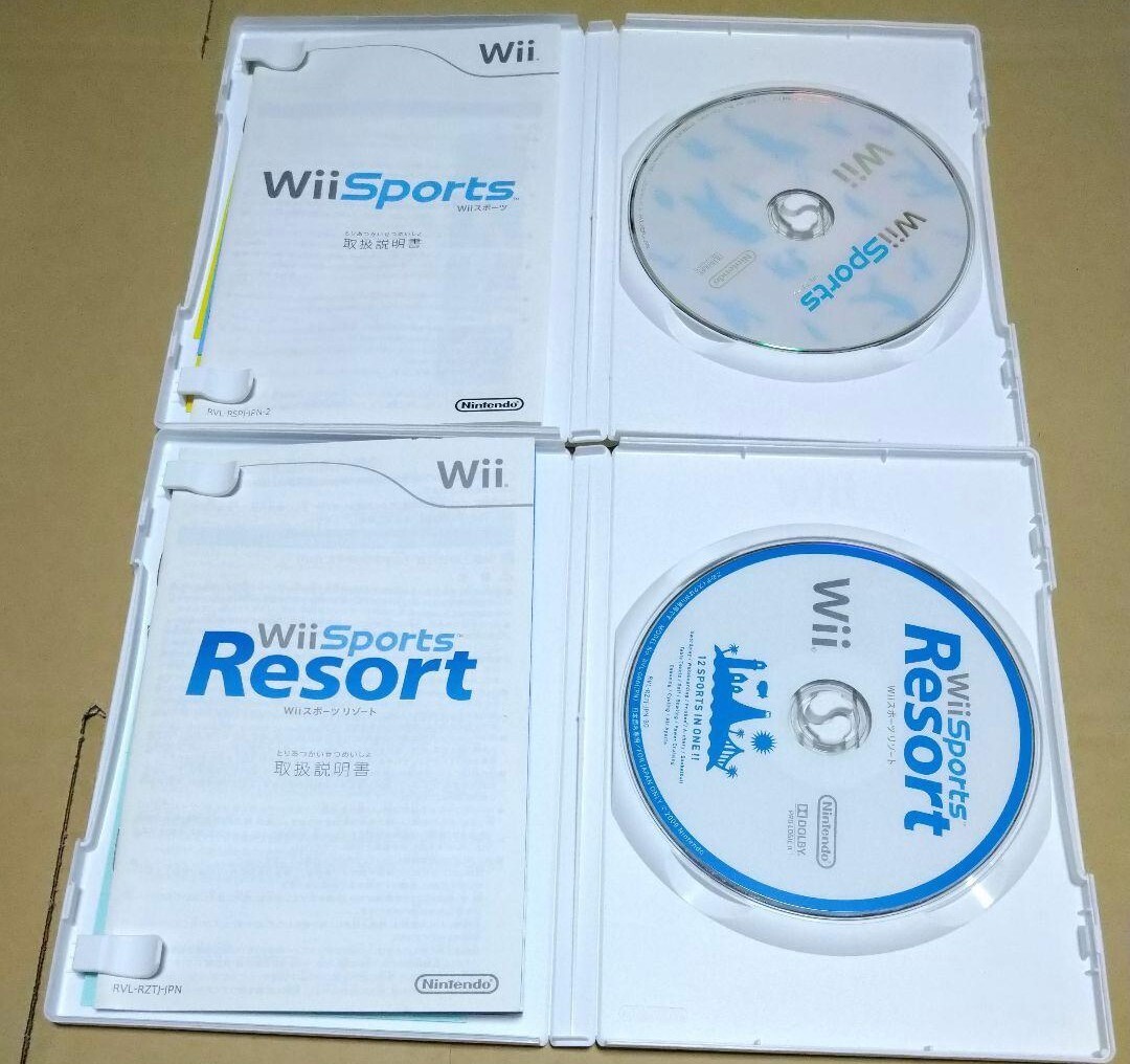 【送料無料】【Wii】 Wii Sports Wiiスポーツ リゾート Wii Party Wiiパーティー はじめてのWii 4点まとめ売り .の画像4