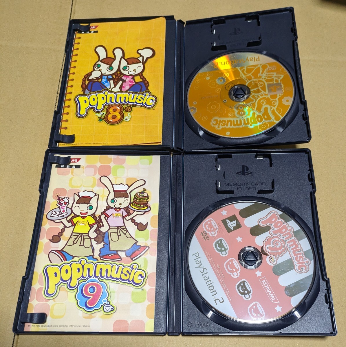 【送料無料】【PS2】ポップンミュージック8 ポップンミュージック9 2点セットまとめ売り_画像3