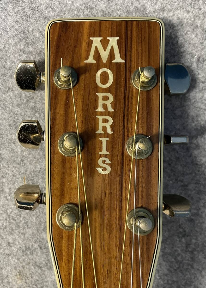 ◎モーリスMORRIS☆MD-525 アコースティックギター☆トップ単板☆ の画像6