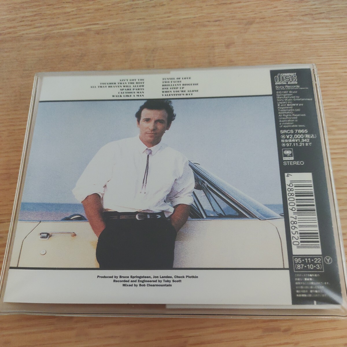 Bruce Springsteen / Tunnel Of Love （国内盤CD) トンネル・オブ・ラヴ／ブルース・スプリングスティーンの画像5