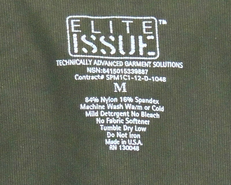 米軍 海兵隊 ELITE ISSUE ストレッチ Tシャツ OD Mサイズ/2枚セットの画像4