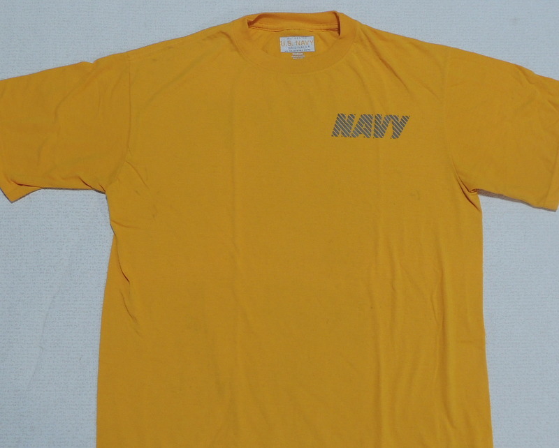 米軍/海軍 U.S.NAVY M.J.Soffe ミリタリー Tシャツ Lの画像1