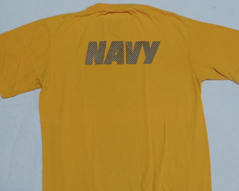 米軍/海軍 U.S.NAVY M.J.Soffe ミリタリー Tシャツ Lの画像2