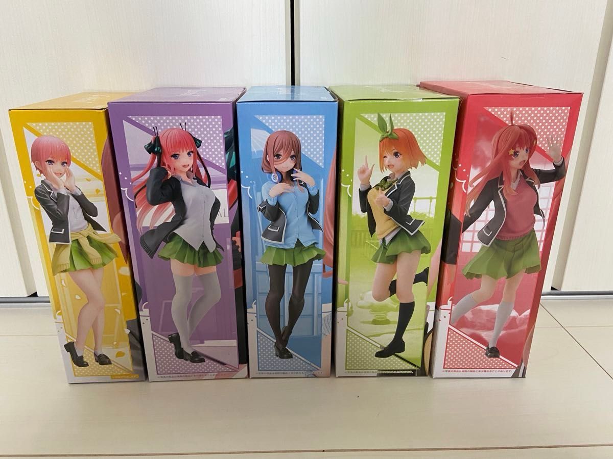 五等分の花嫁 coreful フィギュア〜制服ver〜 一花 二乃 三玖 五等分の花嫁 coreful フィギュア〜制服ver〜 一花 二乃 三玖