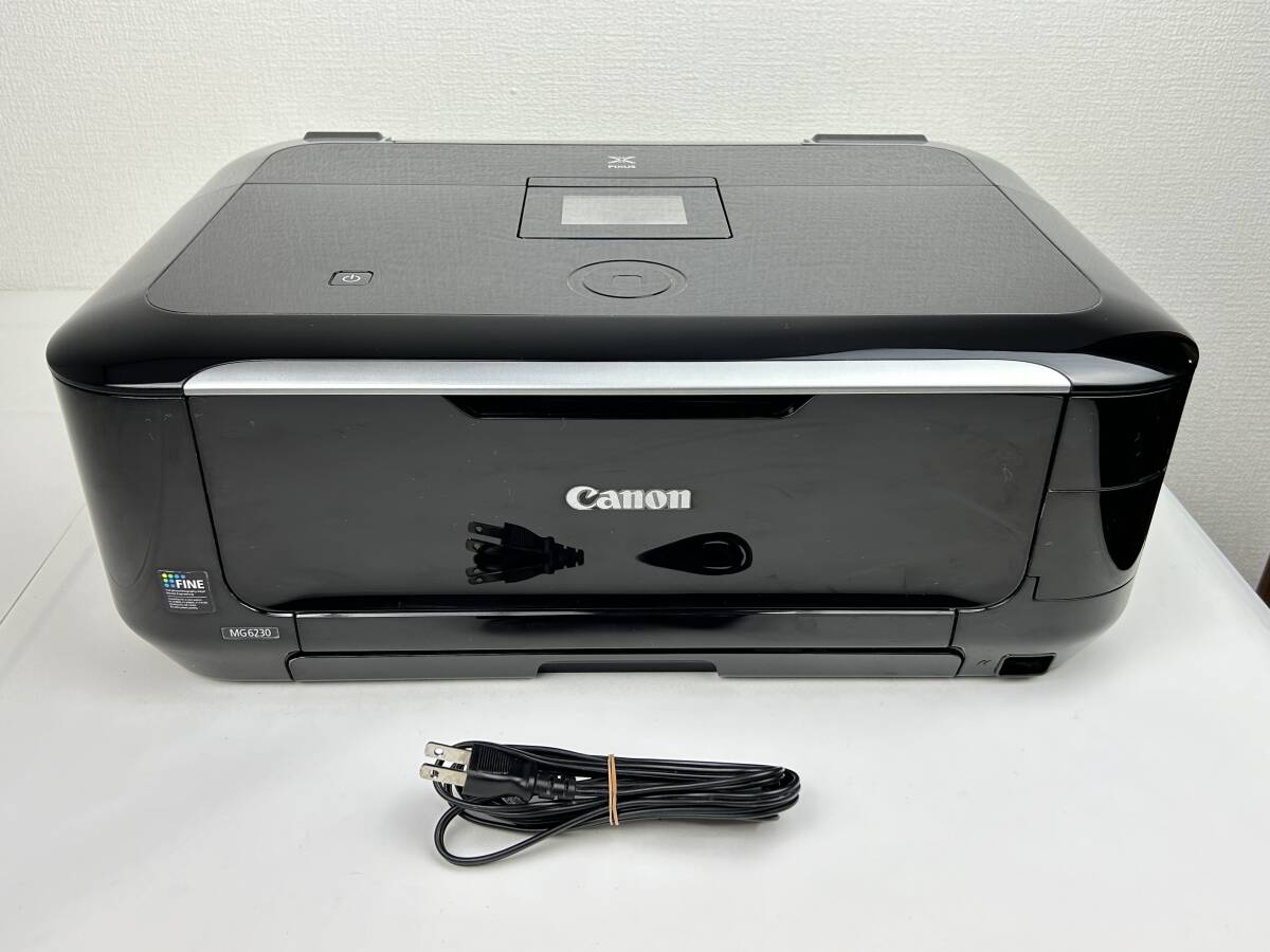 [動作品&美品] ★早いもの勝ち★ Canon キャノン インクジェットプリンタ PIXUS MG6230 BK ブラック A4対応の画像1