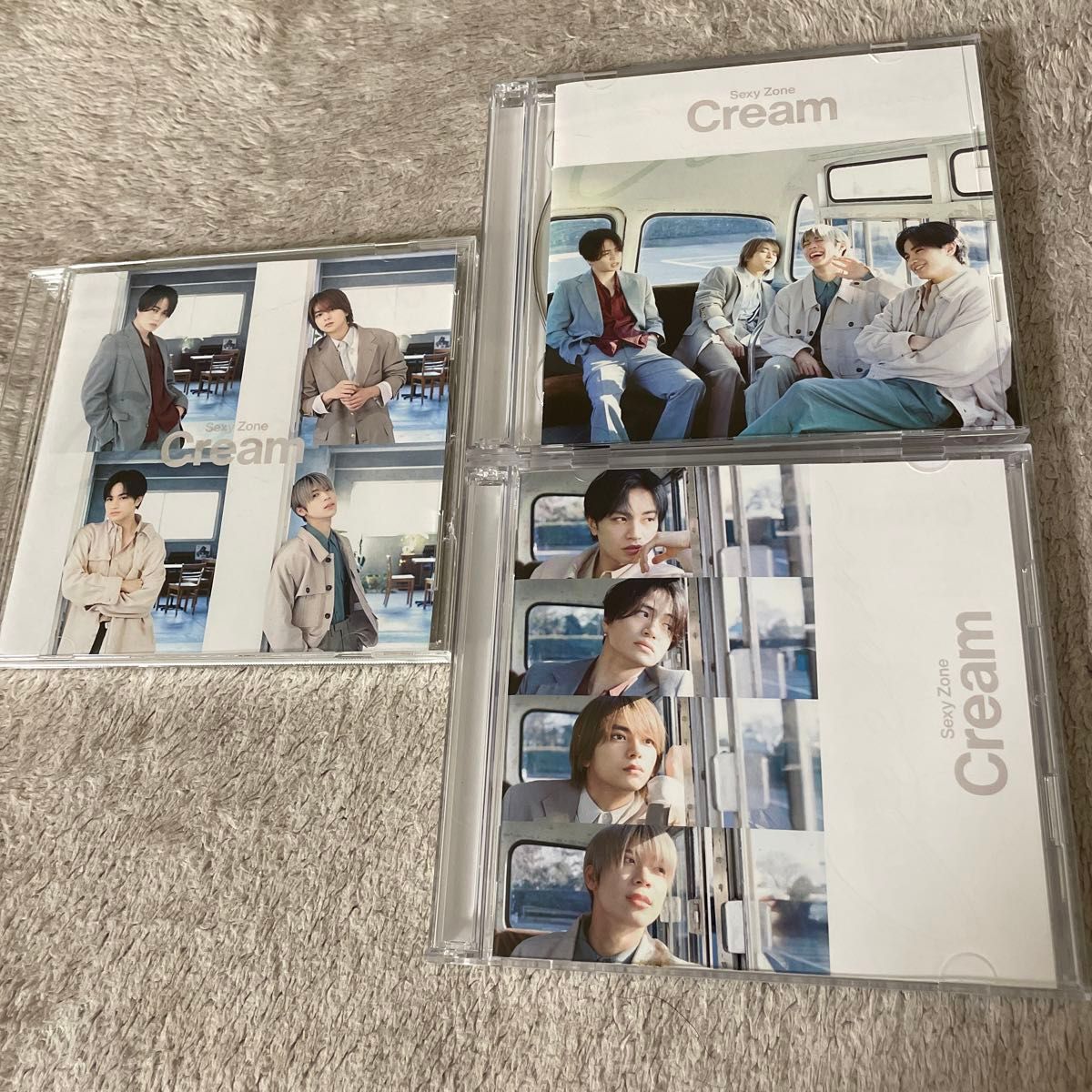 SexyZone Cream 3形態セット（通常初回A初回B）