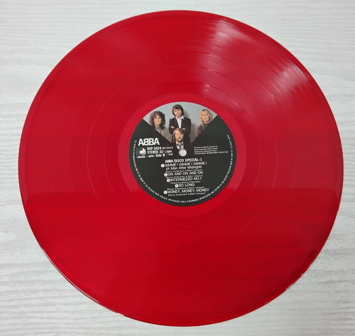 LP ABBA/aba disco * special ① disco special-1 color record red record obi attaching western-style music audition not yet verification used Junk 