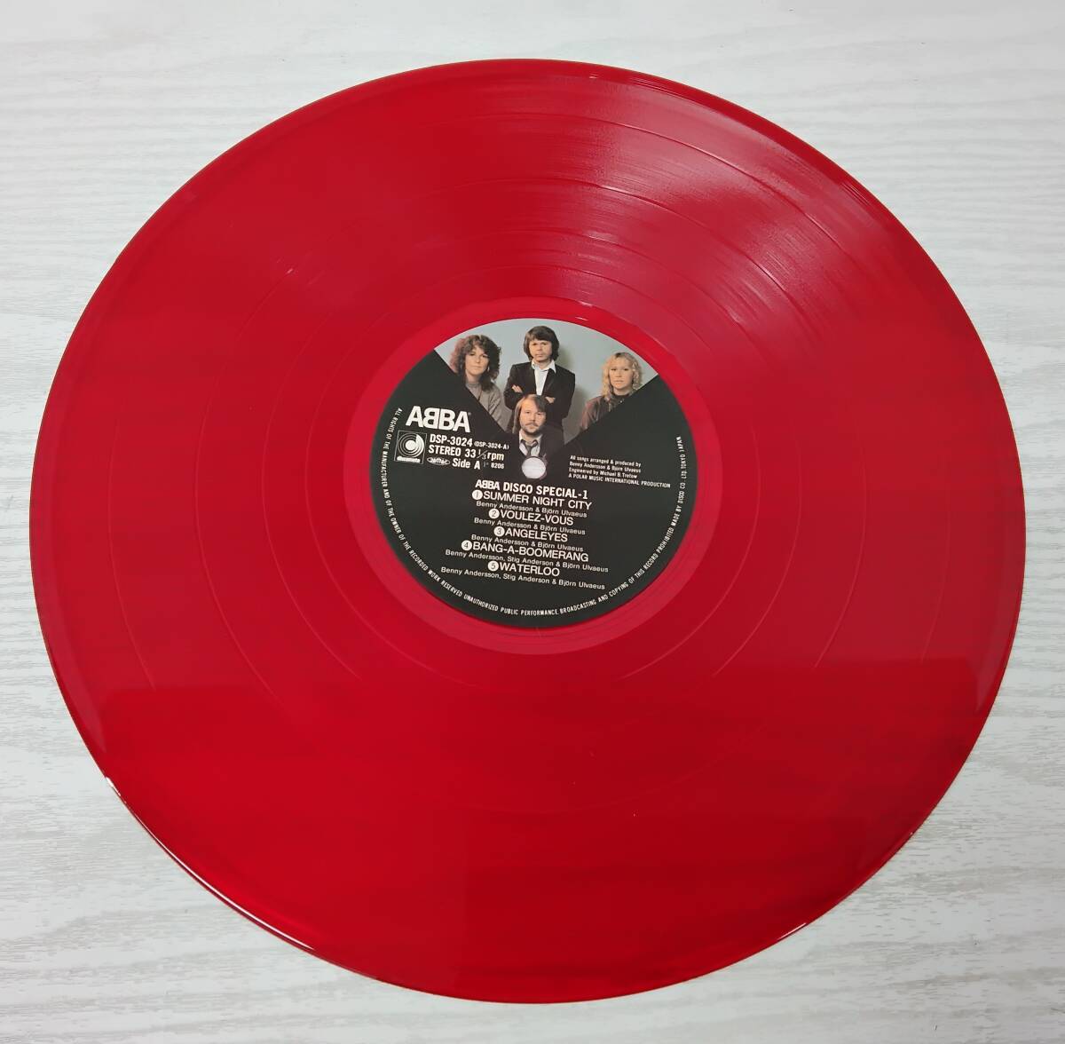 LP ABBA/aba disco * special ① disco special-1 color record red record obi attaching western-style music audition not yet verification used Junk 