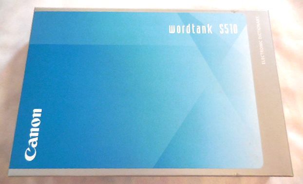 *G.W. special project *Canon Canon wordtank computerized dictionary ( pattern number :S510) unused new goods postage 350 jpy!