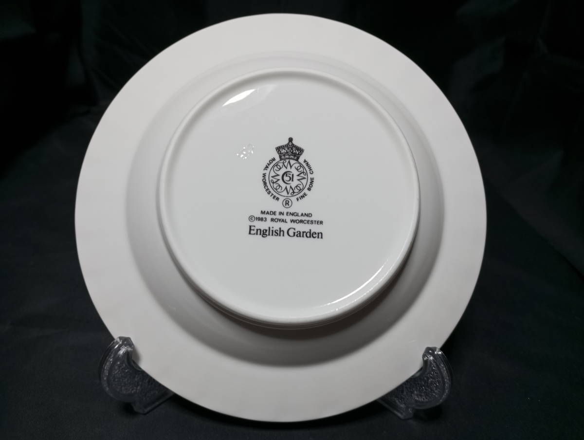 美品◆ロイヤルウースター イングリッシュガーデン ボウル ROYAL WORCESTER english garden C