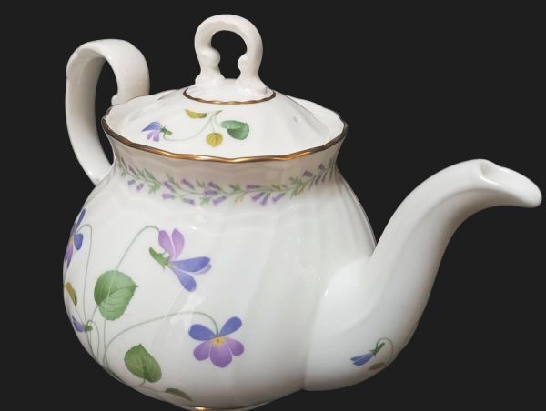 未使用◇自宅保管 ノリタケ バイオレット ドリーム シュガーポット Noritake VIOLET DREAM