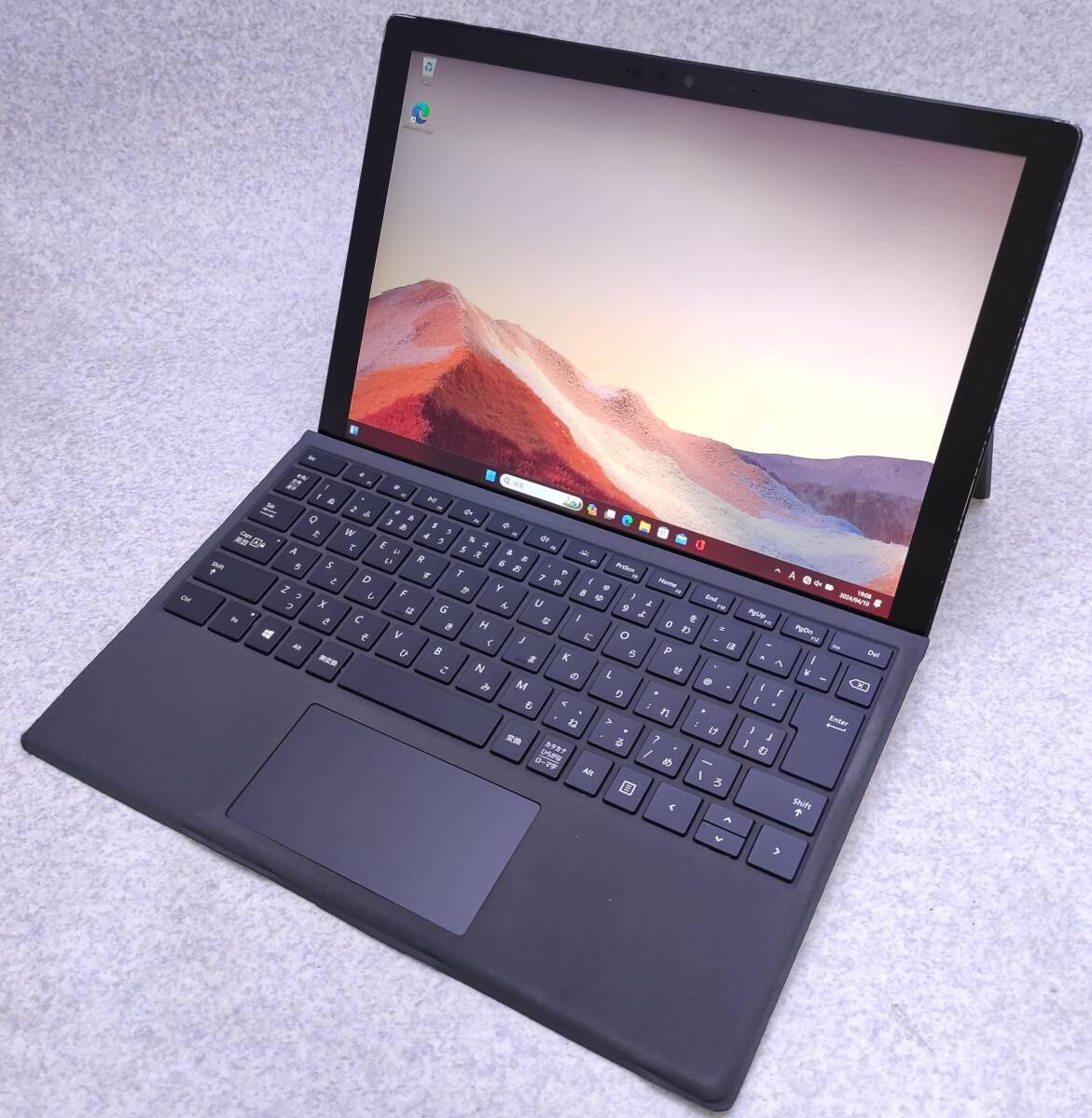 Windowsタブレット Microsoft Surface Pro7 1796 ブラック タイプカバーセット Windows11Pro