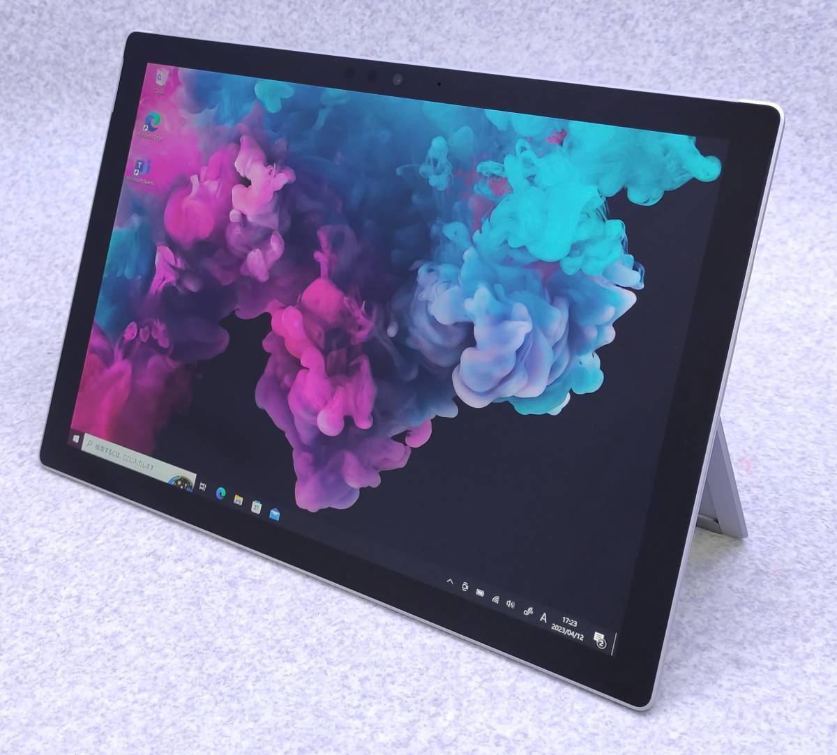 大人気Windowsタブレット Microsoft Surface Pro6 1796 シルバー タイプカバーセット Windows10_画像3