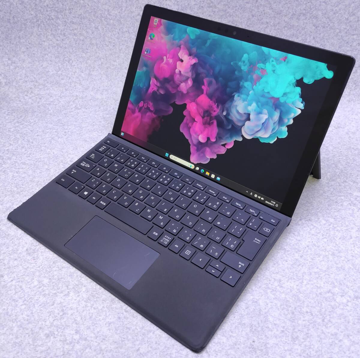 Windowsタブレット Microsoft Surface Pro6 1796 ブラック タイプカバーセット Windows11Pro_画像1