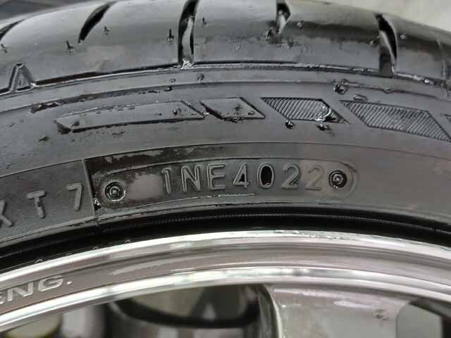 GR86 RAYS VOLK RACING TE37 SAGA SL 18インチ アルミタイヤ4本セット 225/40R18 NITTO NT555G2(2022年製造) 18×8.5J＋45 PCD100 5穴の画像7