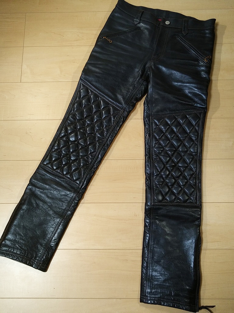 WESTRIDE ウエストライド レザー パンツ パデッド WR1109 CONFORMAX PADD PANTS 防寒 WEST RIDE レーシング ダウン コンフォマックス 30_画像1