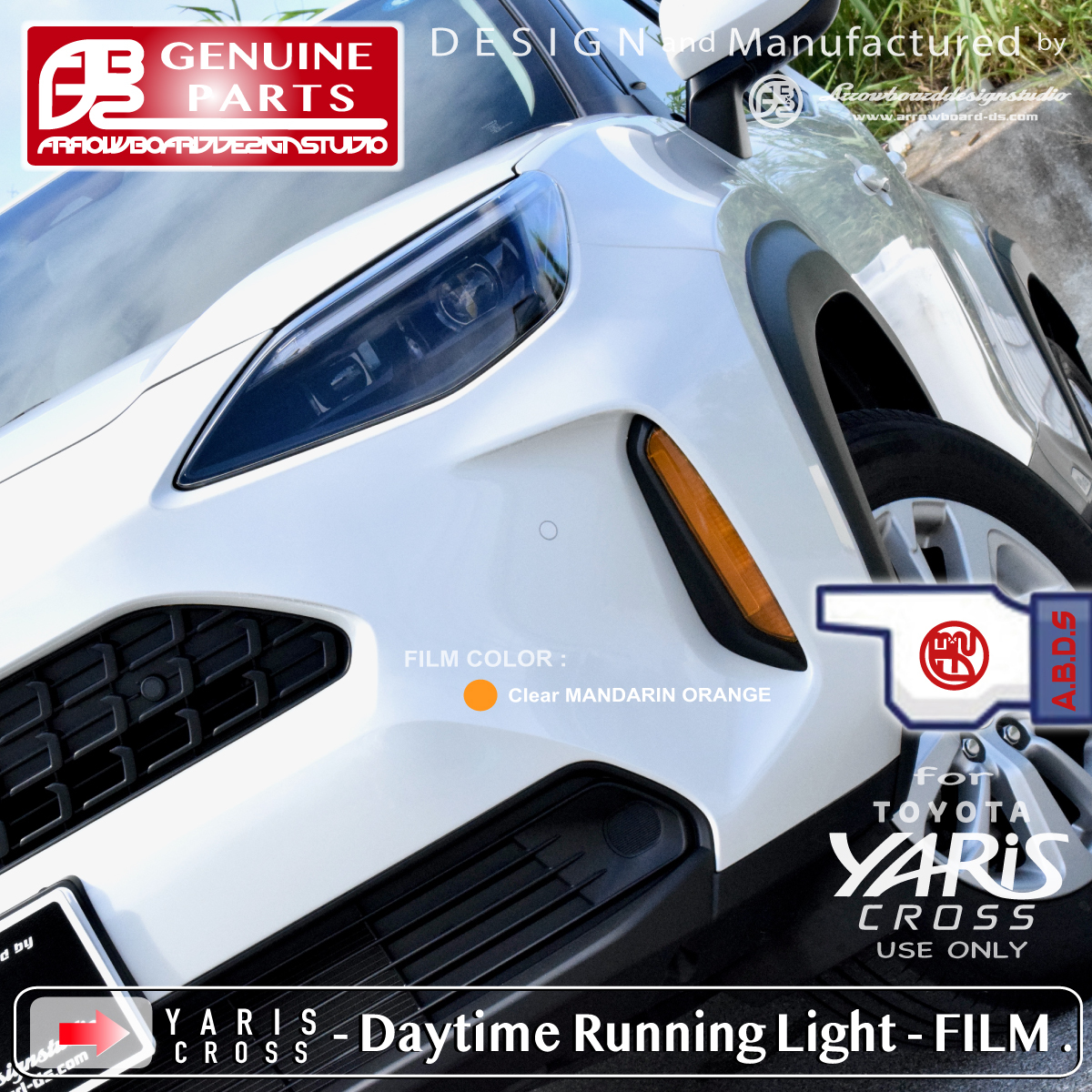 YARIS CROSS - * daylight winker clear color film ( 2 set ) / Yaris Cross / ArrowBoardDesignStudio / ABDS-YARICRO-DWF