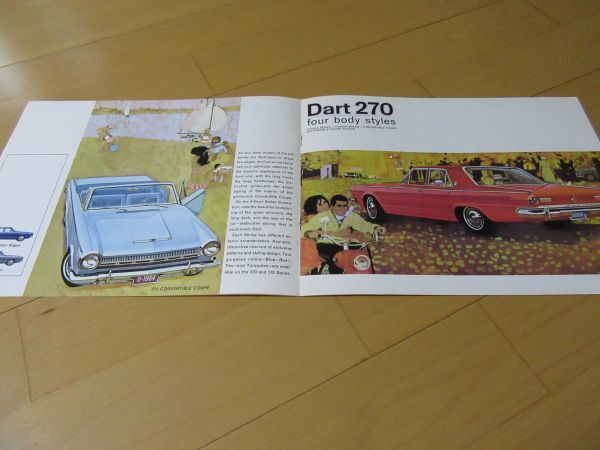 クライスラー▼△６４年イングランド版ダッジダート　古車絵カタログ_画像3