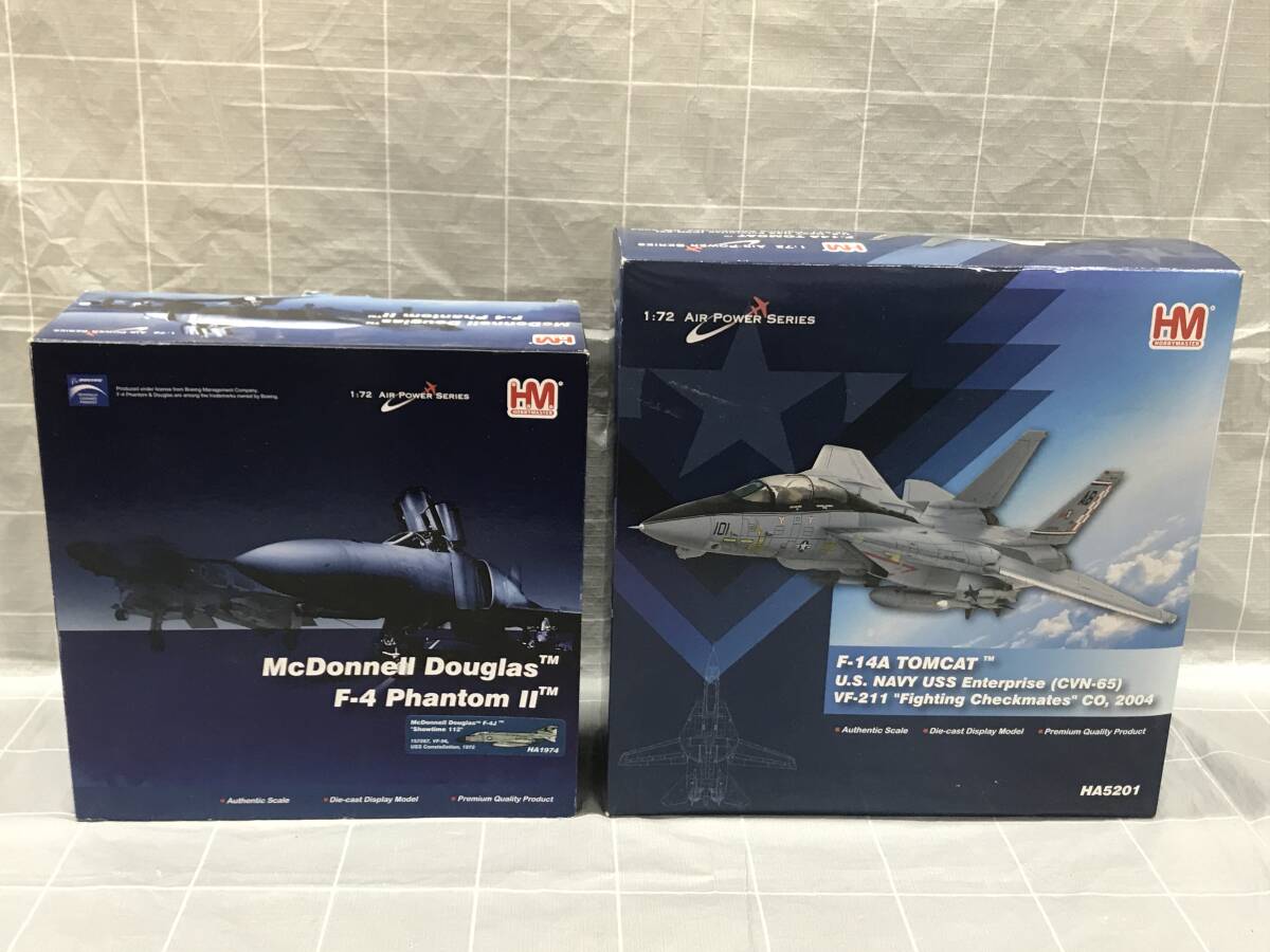 HOBBY MASTER hobby master McDonnell Douglas F-4 Phantom ll F-14A TOMCAT. summarize 2 point model fighter (aircraft) hobby toy hobby collector 