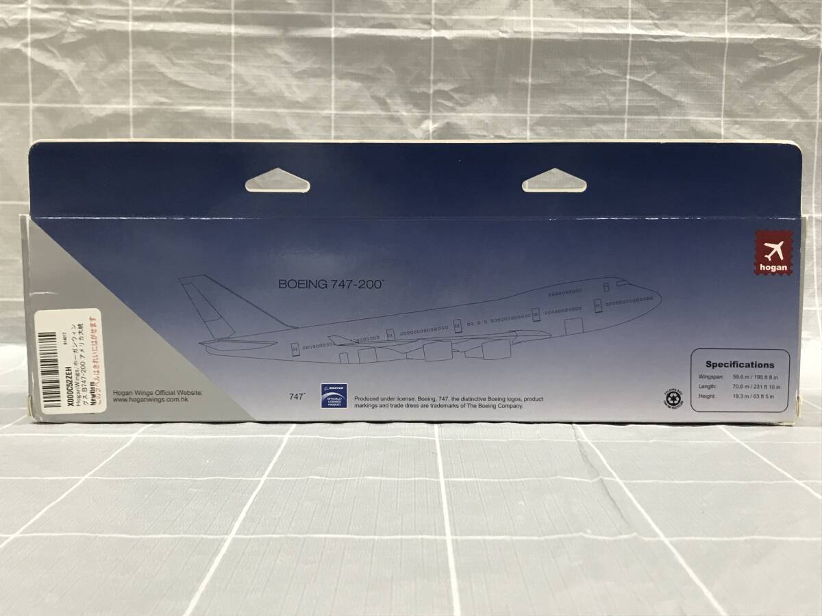 hogan Hogan BOEINGbo- wing 747-200 US Air Force One 1:200 SCALE America Air Force one airplane model hobby hobby collector 