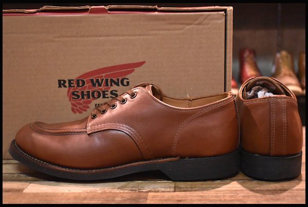 【9D 箱付 美品 18年】レッドウィング 8071 1930's スポーツ オックスフォード シガーリタン モックトゥ 短靴 ブーツ redwing HOPESMORE_画像4