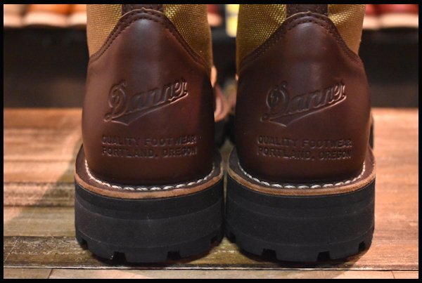 【10EE 箱付 美品 白タグ】Danner ダナーライト リバイバル 80660 ブラウン カーキ ゴアテックス 復刻 REVIVAL GORE-TEX ブーツ HOPESMORE_画像7