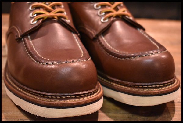 【6.5D 良品 14年】レッドウィング 8109 オックスフォード マホガニーオロイジナル モックトゥ 編み上げ 短靴 ブーツ redwing HOPESMOREの画像6