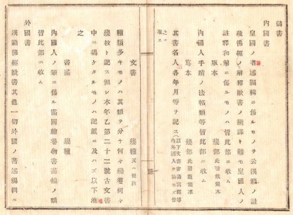 N19040720公文書明治12年 埼玉県内 官社外大社古社名山巨刹等所蔵の文庫経蔵及び儲書等 取調差出指示 内務省より達有り 別紙書式4丁 埼玉県_画像4