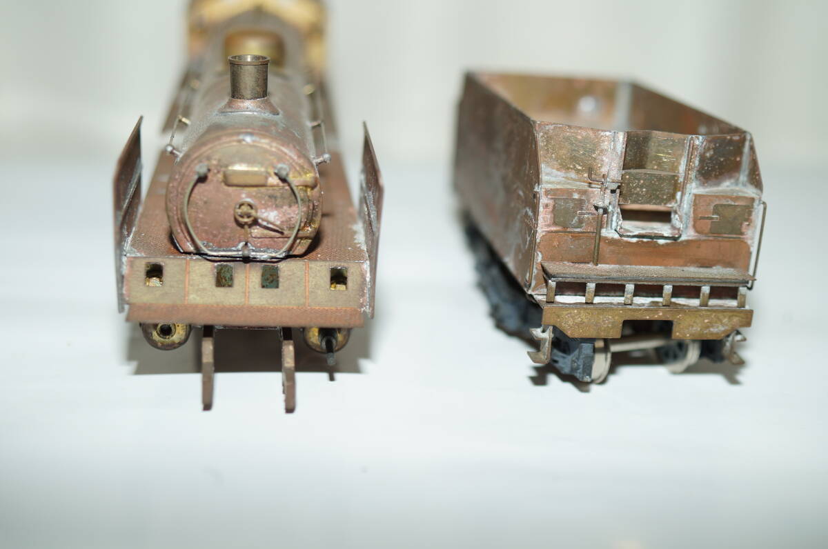 小高 蒸気機関車 C53 仕掛ジャンク品 欠品パーツ多数の画像4