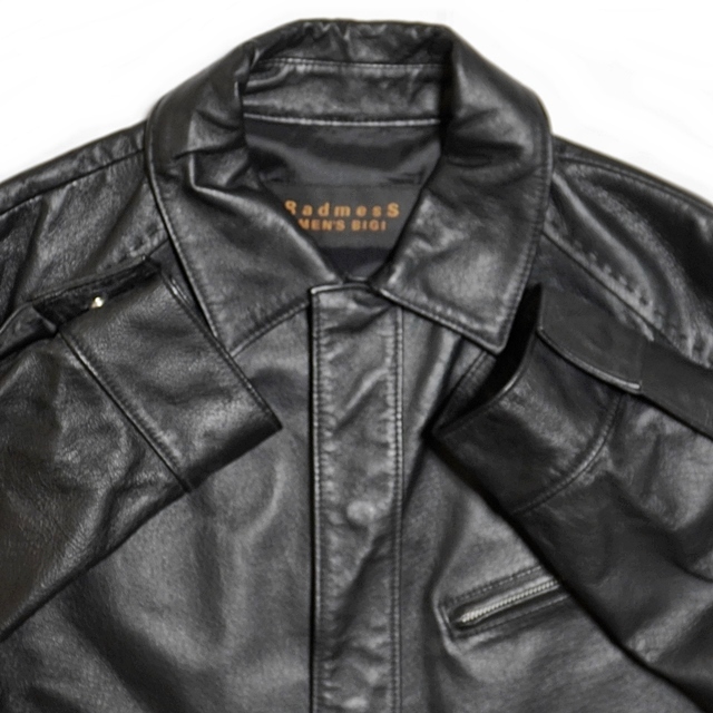 即決 RadmesS MEN'S BIGI メンズM レザーシャツ メンズビギ 本革 即決 RadmesS MEN'S BIGI メンズM レザーシャツ メンズビギ 本革