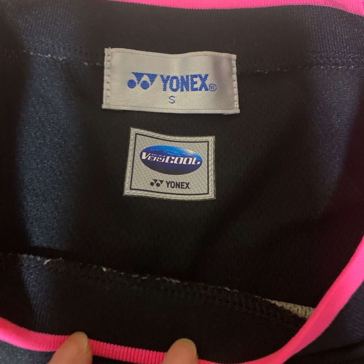 バドミントン ユニフォーム ヨネックス YONEX 半袖 テニス ゲームシャツ ブラック Tシャツ