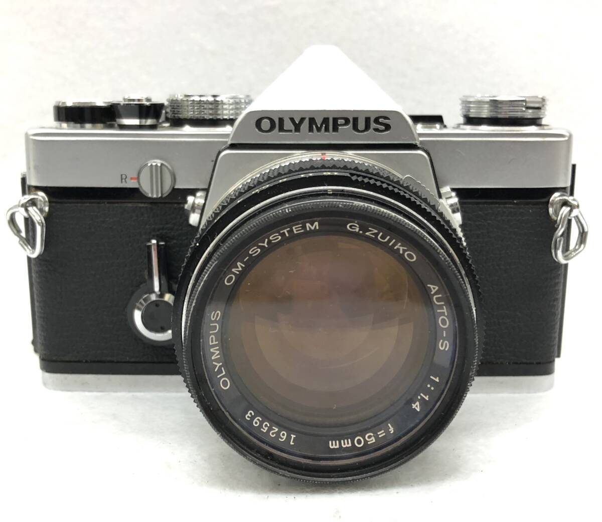 OLYMPUS / OM-1 / G.ZUIKO AUTO-S 1:1.4 f=50mm / オリンパス / 一眼レフ / フィルムカメラ / シャッター〇 / 動作未確認 / 現状品 の画像1